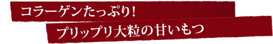 コラーゲンたっぷり！プリップリ大粒の甘いもつ 